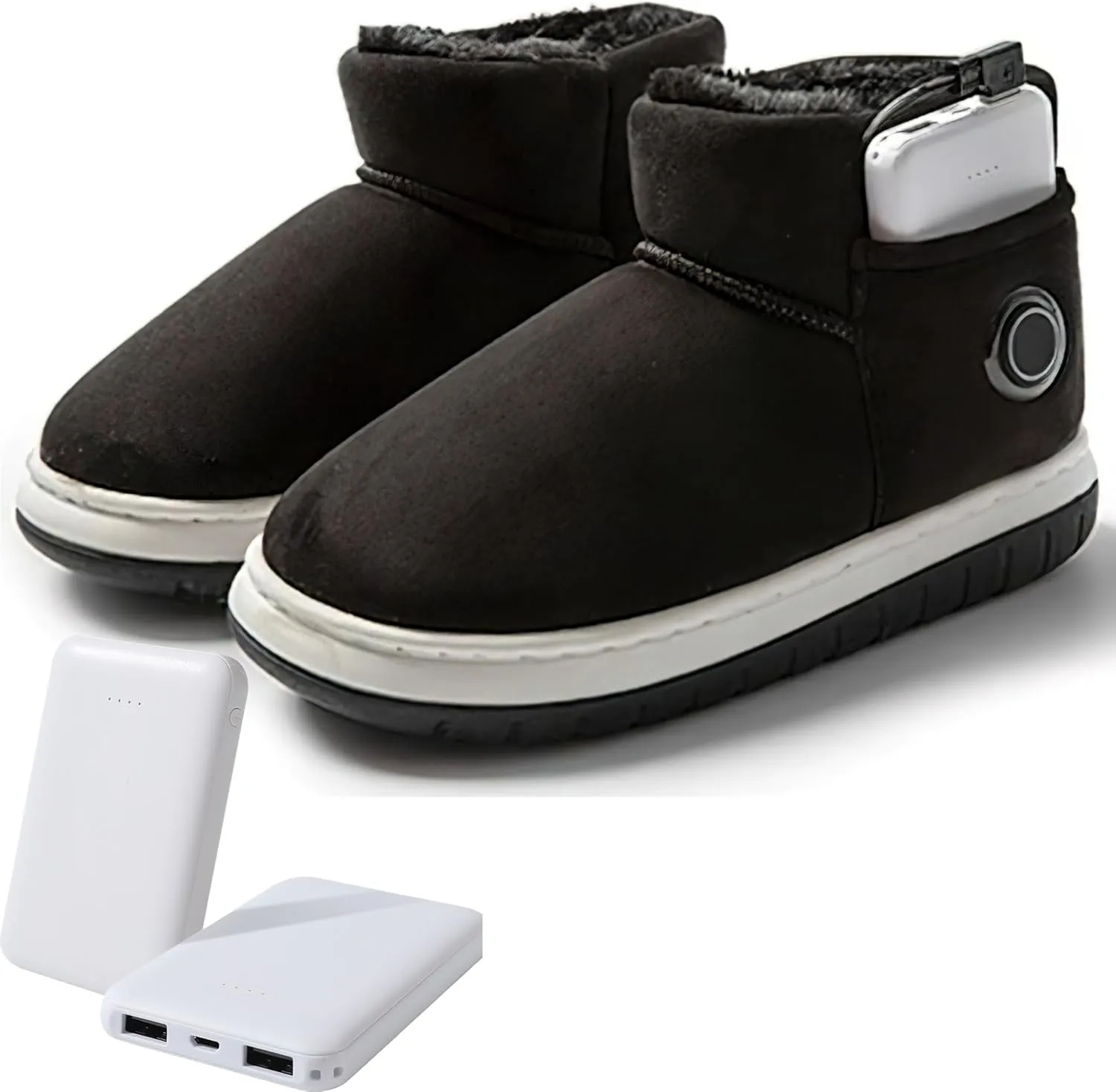 2025 New Heated Boots, Foot Warmer Women Shoes, Non-Slip Winter Snow Boots With 5000mAh Rechargeable Battery Electric Slippers, Unisex