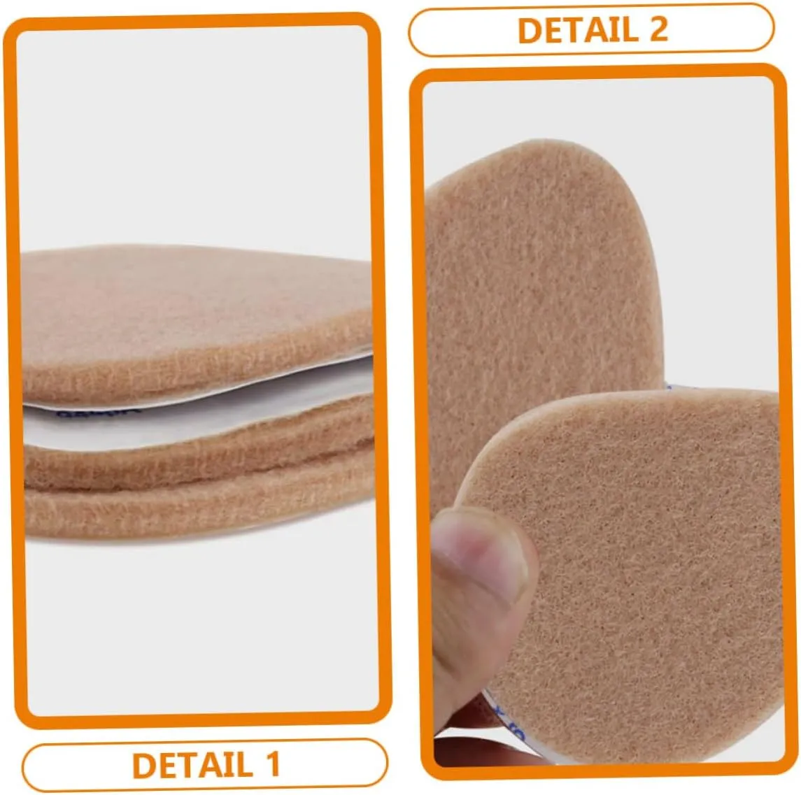 3 Pairs Thickened Cushions Comfortable Foot Pads for Ball of Foot Relief Self Adhesive Inserts for High Heels Flats Sandals Sneakers Reusable and Easy to Apply