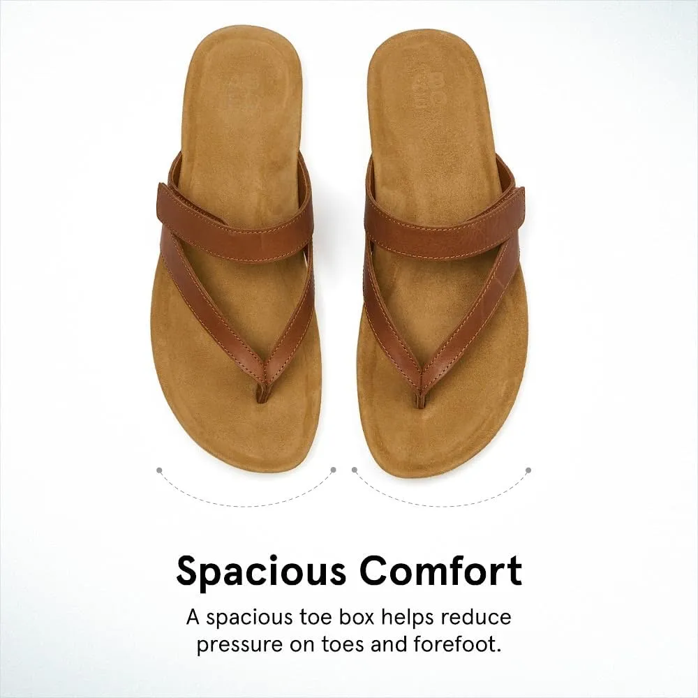 ABEO Oasis Thong Sandals For Women | Arch Support Sandals | Built-In Orthotic Insole | Plantar Fasciitis Pain Relief