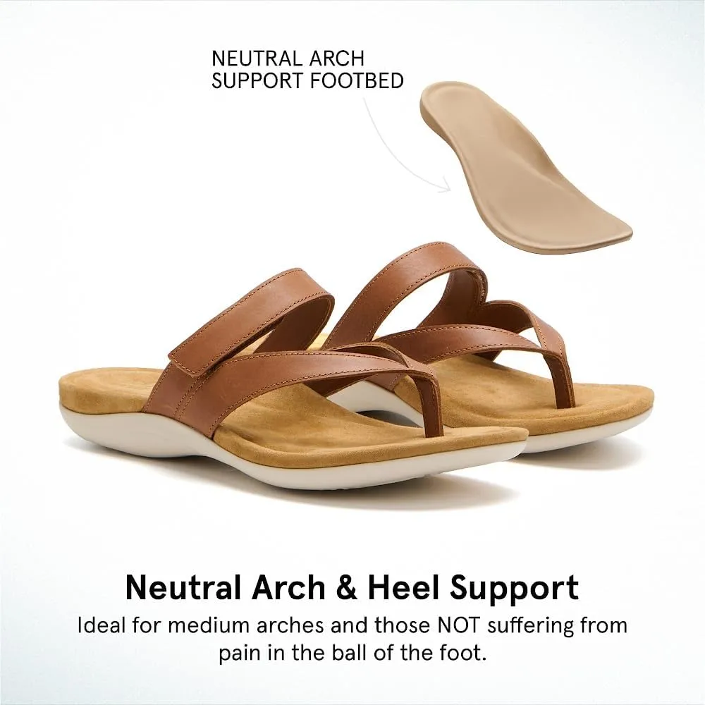ABEO Oasis Thong Sandals For Women | Arch Support Sandals | Built-In Orthotic Insole | Plantar Fasciitis Pain Relief