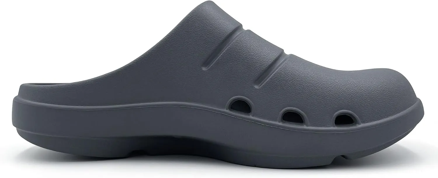 Amoji Unisex Arch Support Recovery Slide Sandals Orthopedic Clogs Athletic Shower Slipper XLS1556