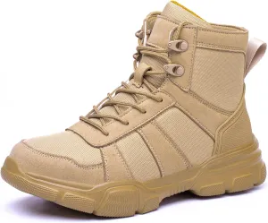 ARCHINSERT Safety Shoes for Men Women Outdoor Protection Steel Toe Shoes Waterproof Non Slip Resistance Construction Boots