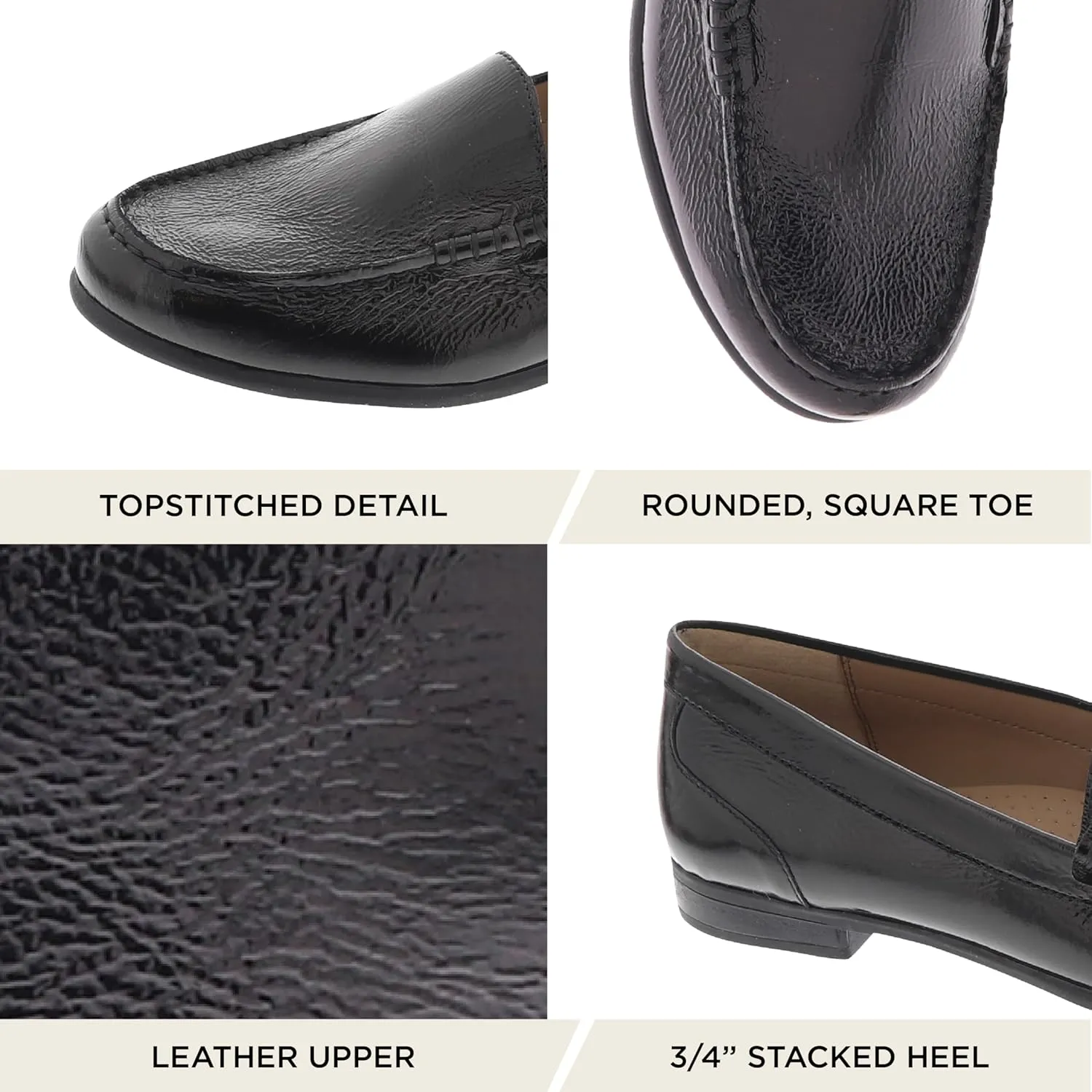 ARRAY Women's Katie Classic Slip-On Leather Loafer