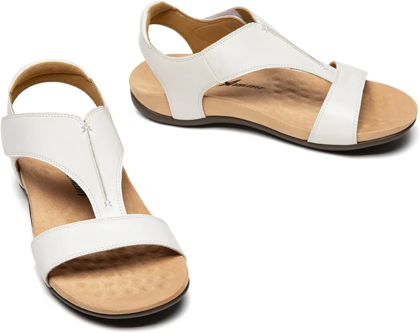 Athlefit Orthopedic Sandals for Women Comfortable Beach Orthotic Sandals with Arch Support