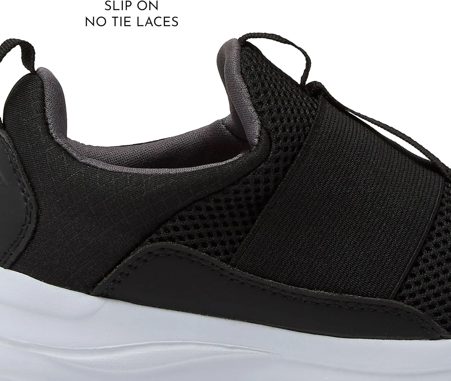 Avia Avi-Play Slip On Boys and Girls Sneakers - Lightweight Tennis, Athletic, No Tie Girls and Boys Shoes - Little and Big Kids Tennis Shoes Size 11-7 - Black, Navy Blue, Grey, White, Pink or Purple
