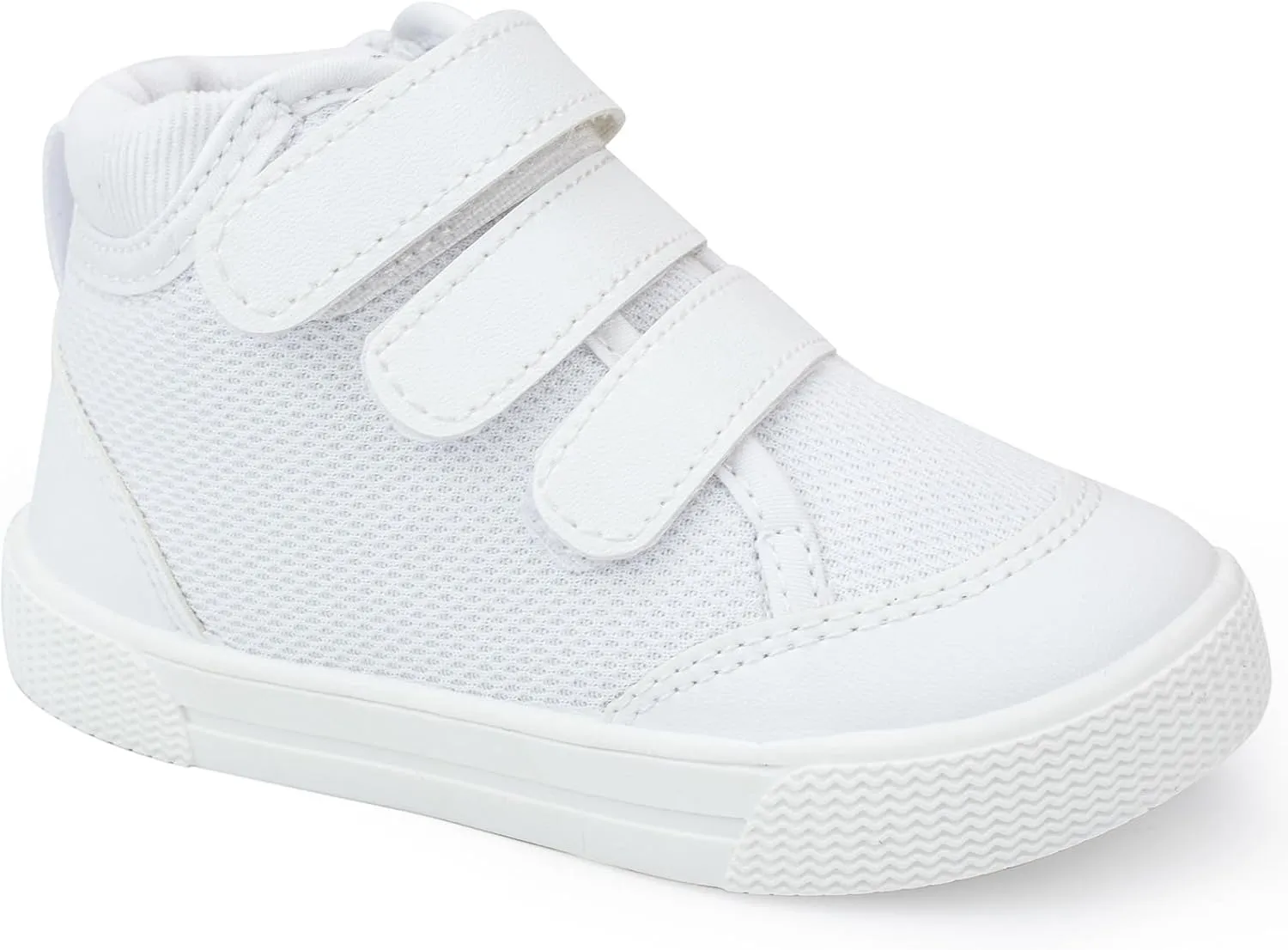 Baby Walking Shoes High-Top Boy Sneakers Lightweight Non Slip Toddler Shoes for 6 9 12 18 24 Months