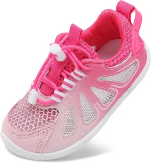 BARERUN Toddler Shoes Boy Girl Sneakers Lightweight Breathable Barefoot Running/Walking Shoes Toddler Tennis Shoes with Adjustable Tightness