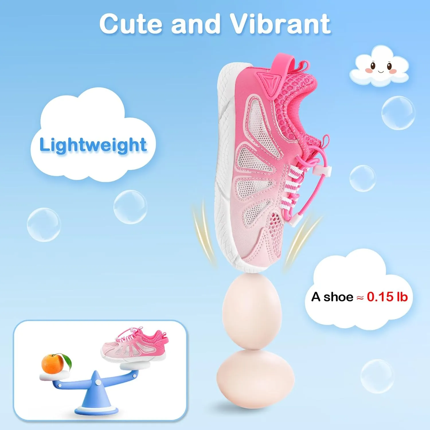 BARERUN Toddler Shoes Boy Girl Sneakers Lightweight Breathable Barefoot Running/Walking Shoes Toddler Tennis Shoes with Adjustable Tightness