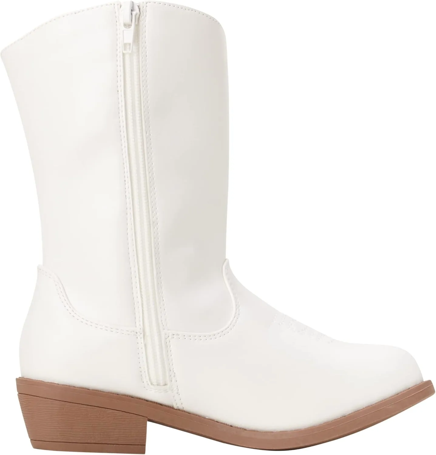 bebe Girls' Cowboy Boots - Classic Western Country Cowgirl Boots - Mid Calf Riding Shoes for Toddlers Little and Big Girls
