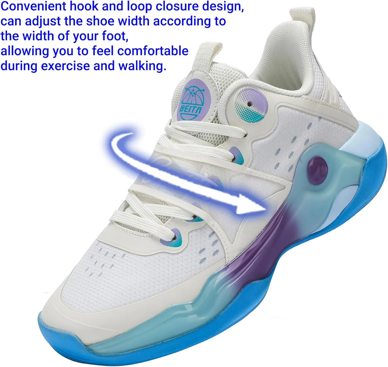 Beita High Upper Basketball Shoes for Men Sneakers Breathable Sports Shoes Anti Slip