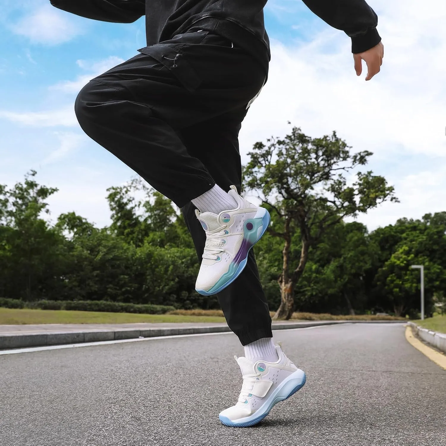 Beita High Upper Basketball Shoes for Men Sneakers Breathable Sports Shoes Anti Slip