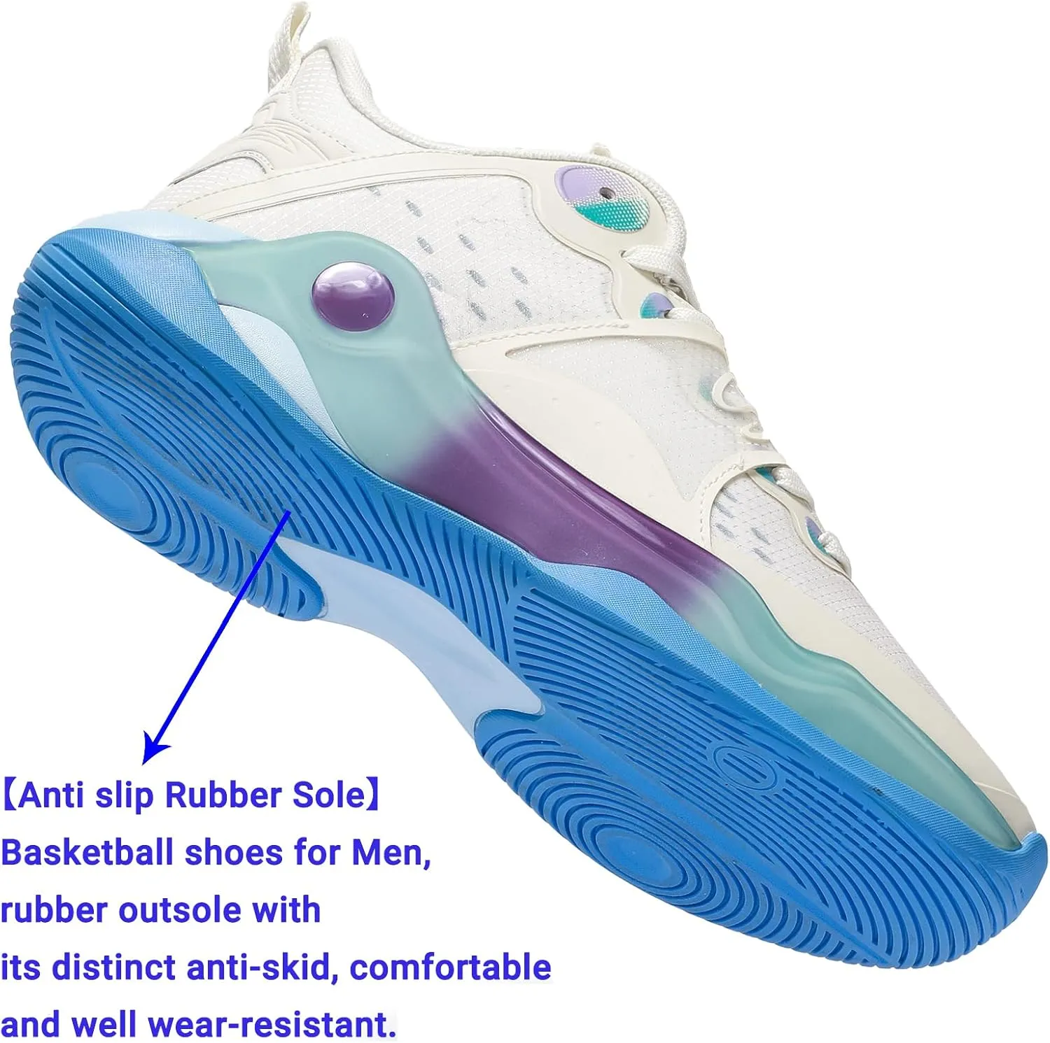 Beita High Upper Basketball Shoes for Men Sneakers Breathable Sports Shoes Anti Slip