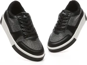 Bernal Girls & Boys Sparkle Glitter Sequin Sneakers Toddler/Little Kid/Big Kid Slip On School Low Top Walking Shoes Show Gift