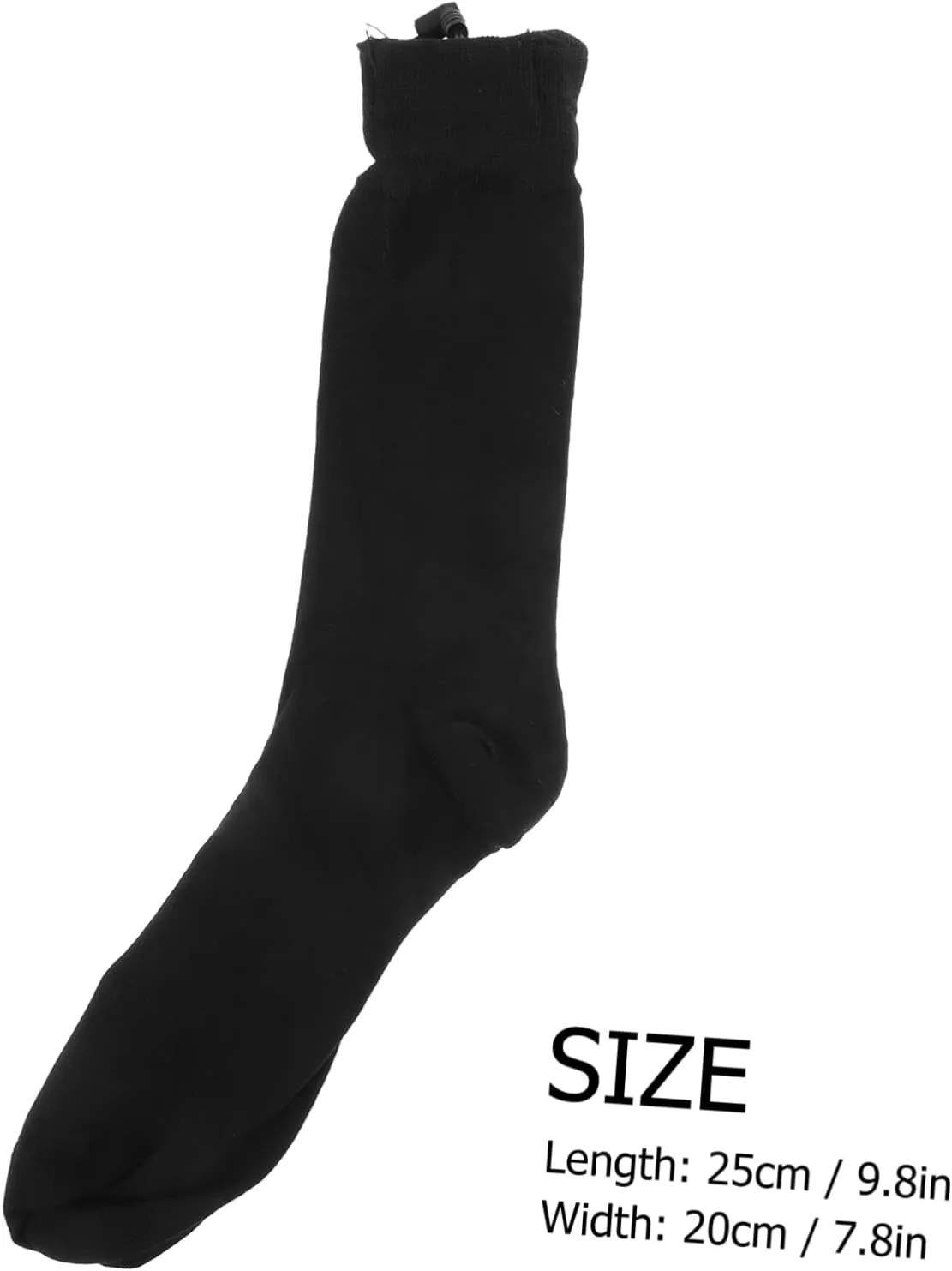 BESPORTBLE 2 Pairs Electric Socks Heated Socks Electric Heating Socks Warm Socks Thick Winter Thermal Socks Safe