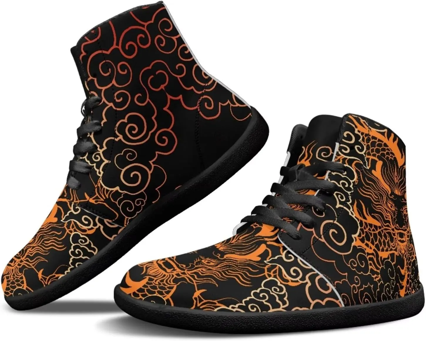 Binienty Mens Barefoot Shoes High Top Womens Minimalist Trail Running Barefoot Shoes Wide Toe Box