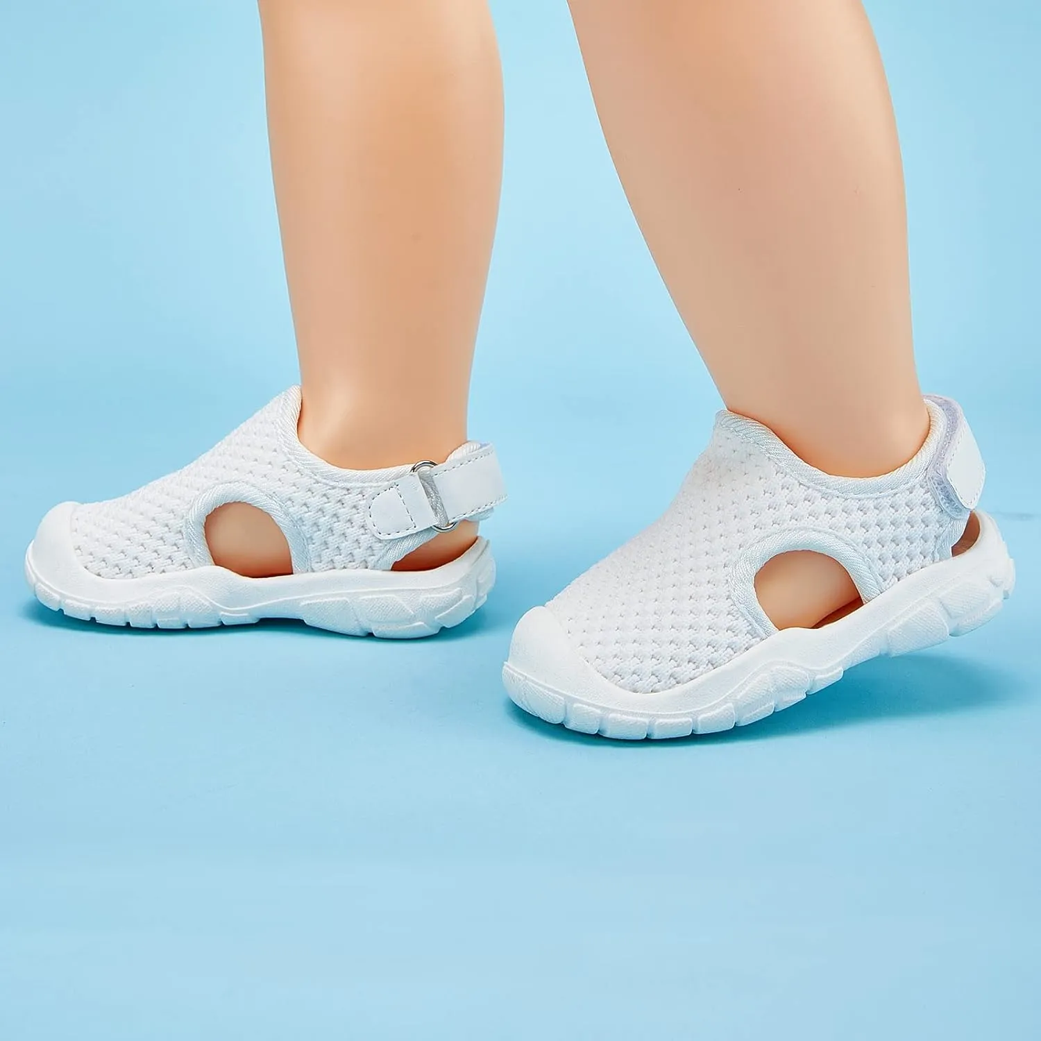 BMCiTYBM Baby Boy Girl Closed Toe Summer Sandals Lightweight Shoes Infant Non-Slip First Walking Sneakers 6 9 12 18 24 Months
