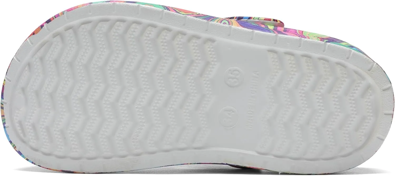 Boys Girls Camo Graphic Clog Beach Shoes Sandals(Littele Kid/Big Kid)