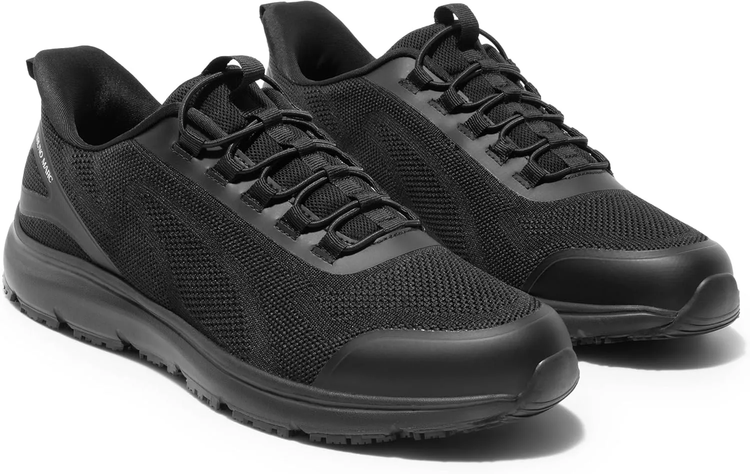 Bruno Marc Men's Hands Free Non Slip Work Shoes, Water Resistance Restaurant Slip on Food Service Sneakers