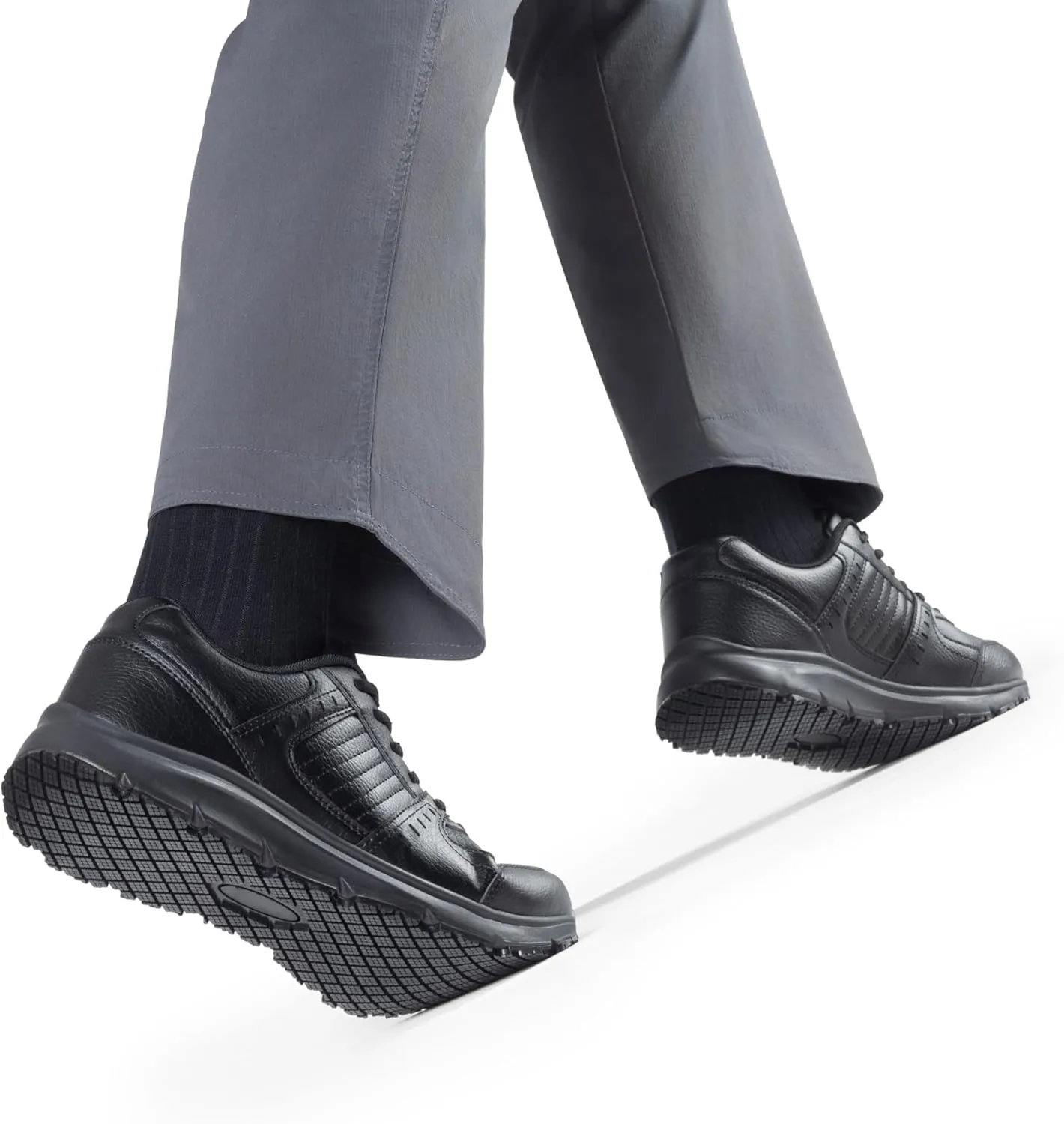 Bruno Marc Men's Non Slip Work Shoes, Waterproof Lightweight Work Shoes & Restaurant or Food Service Sneakers