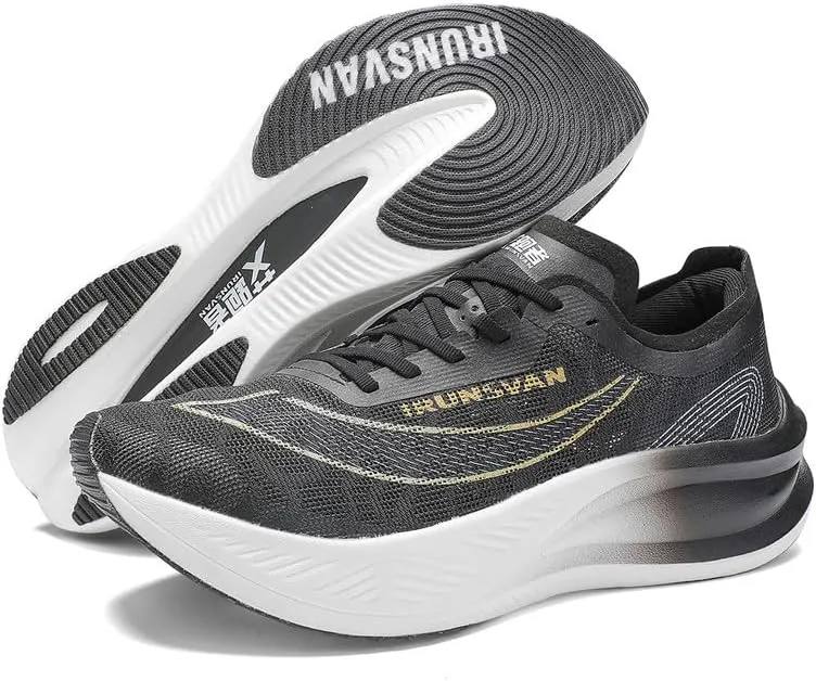 Carbon Plate Marathon Running Racing Shoes Men Professional Stable Supp ort Shock-Relief Ultra-Light Rebound Sneakers ﻿
