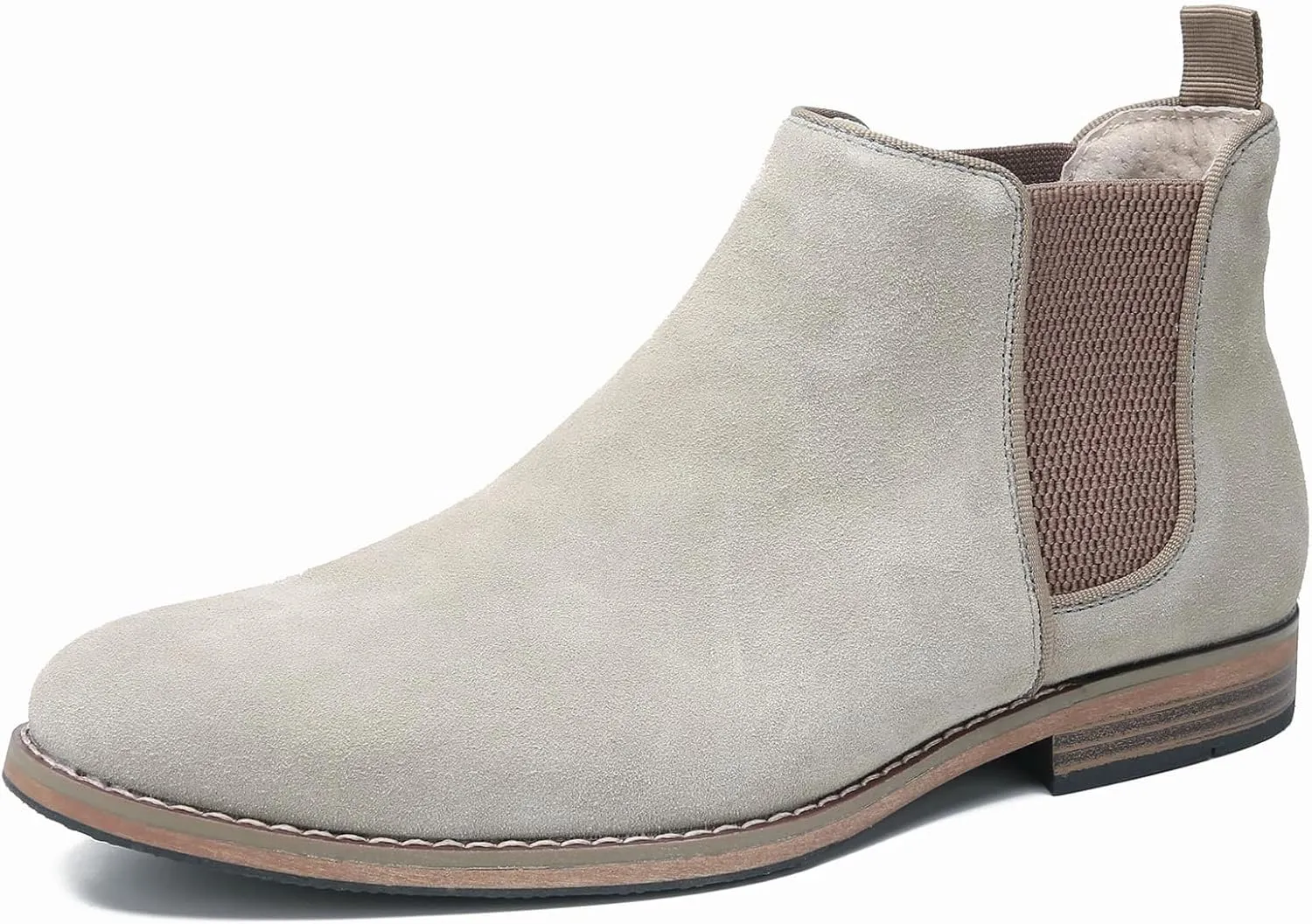 Cestfini Men Chelsea Boots Casual Suede Dress Boots Comfortable Oxfords Ankle Boots for Men