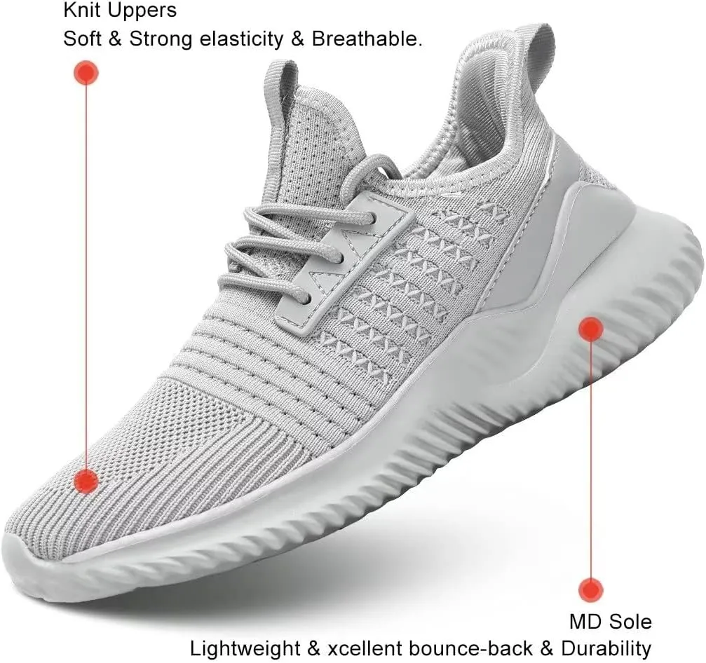 Chopben Women's Walking Shoes Lightweight Breathable Running Shoes Non Slip Athletic Fashion Sneakers Mesh Workout Casual Sports