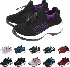 Comfort Wear Orthowear Shoes for Women Men, Unisex Orthopedic Shoes for Women Breathable Comfortable Plantar Fasciitis Ortho Sneakers Running Walking Non Slip Stretch Cushion Comfortwear Shoe