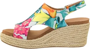 Corkys Footwear Womens Carley Wedges, Featuring Corkys EVA Foam Cushioned Insoles, A 2.5 Inch Heel, Lightweight For All Day Wear, And Hook And Loop Closure