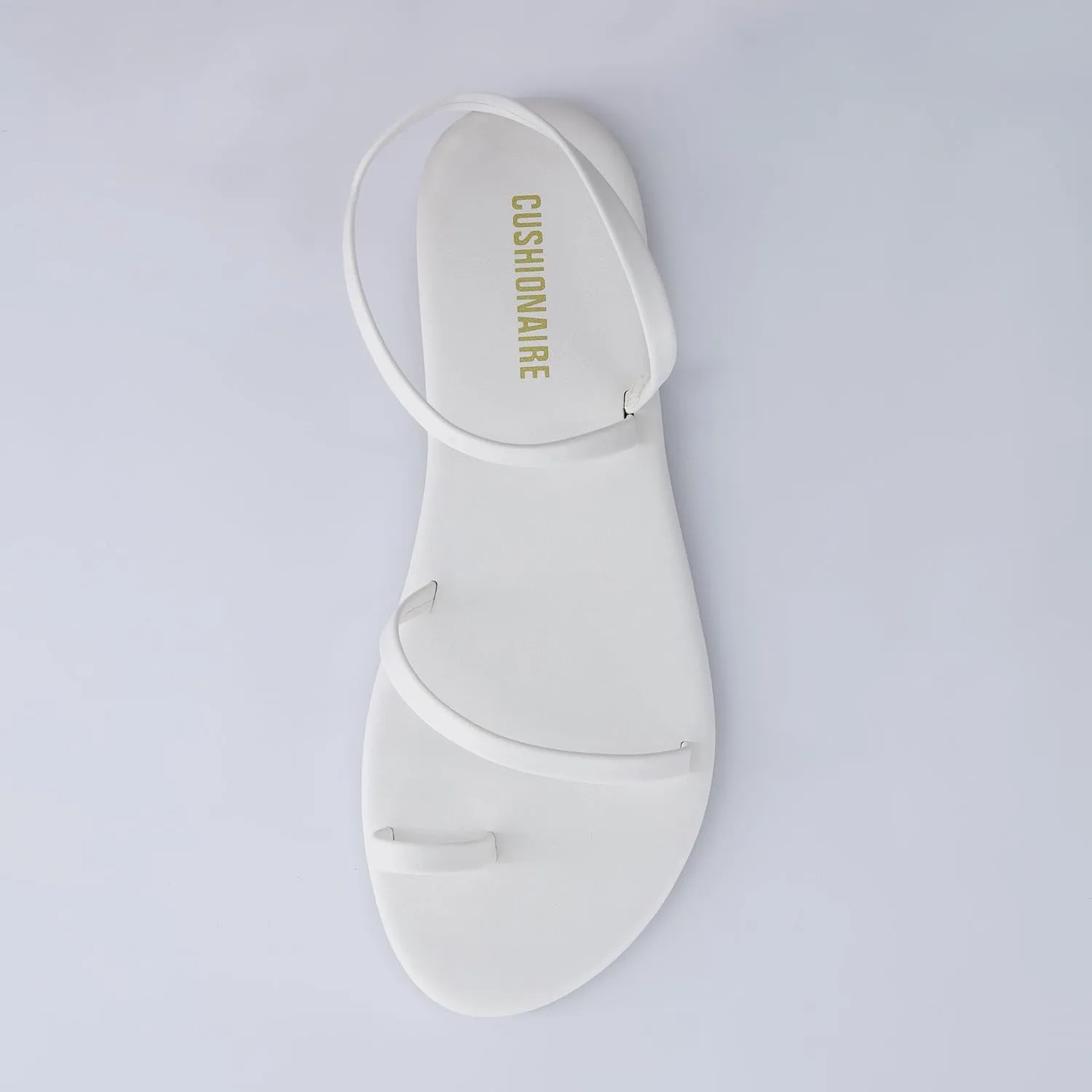 CUSHIONAIRE CHAI Women’s Strappy Sandals – Flat Sandals for Women, Comfortable Beach Sandals, Summer Slip-On Shoes, Casual Dressy Sandals