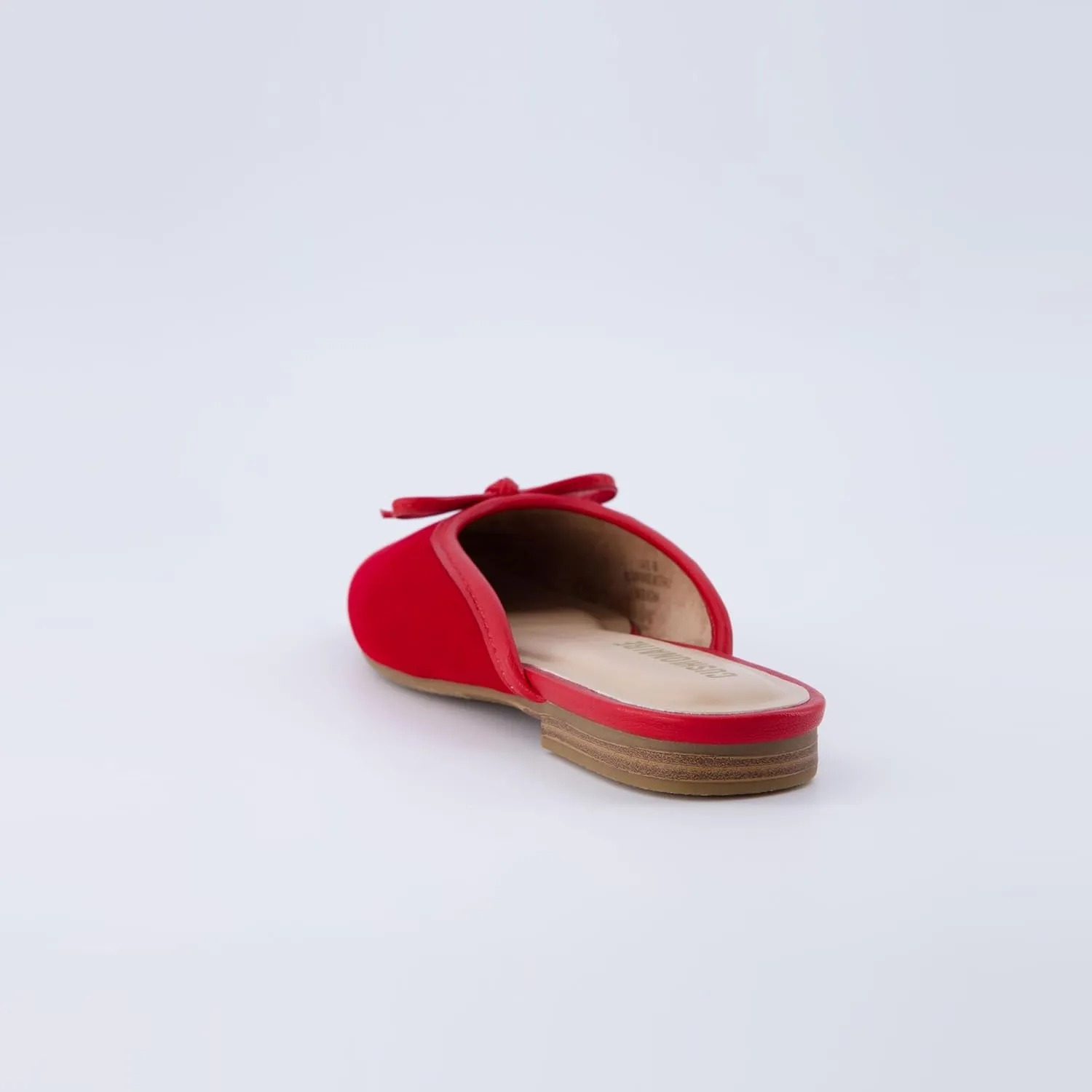 CUSHIONAIRE Women's Jade Bow Mule  Memory Foam, Wide Widths Available