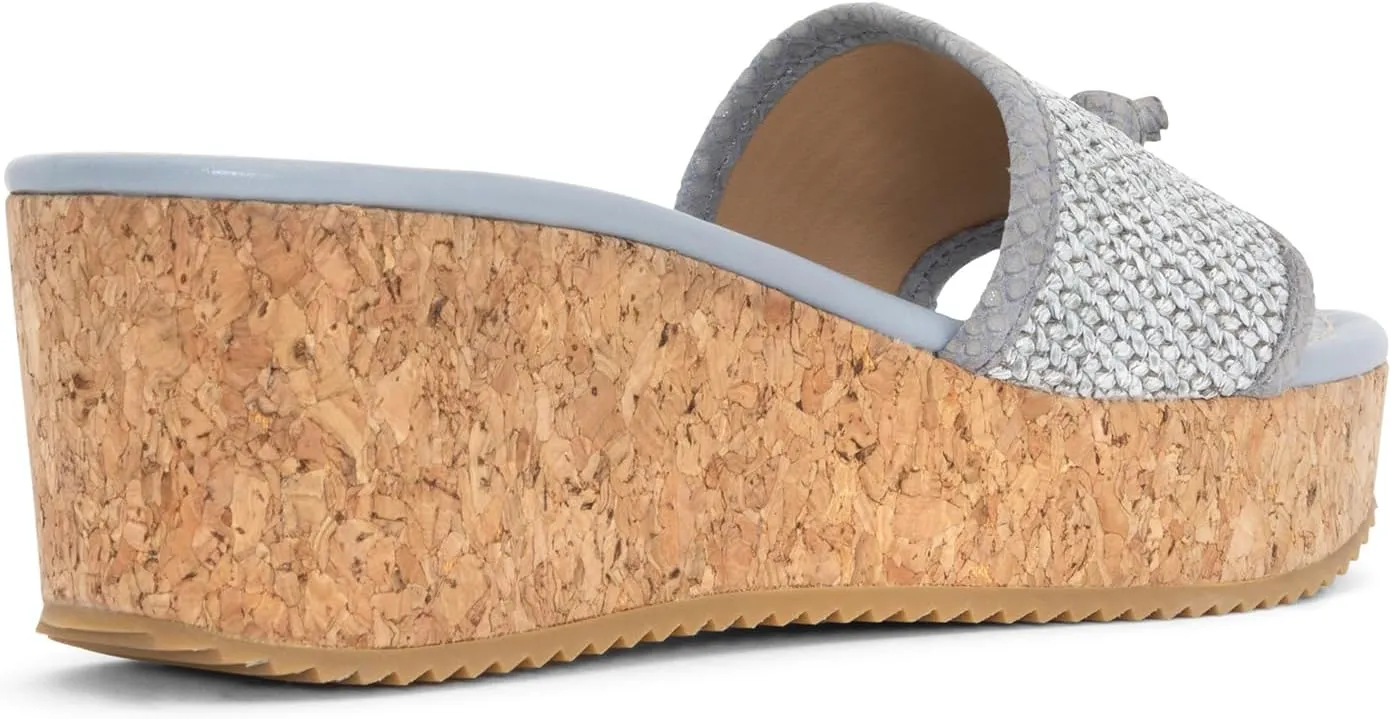 Donald Pliner Women’s SILLI Wedge Sandal – 2.5” Heel, Comfortable Sandals for Women, Heeled Summer Sandals, Open Toe Shoes for Women, Slip-On Sandals