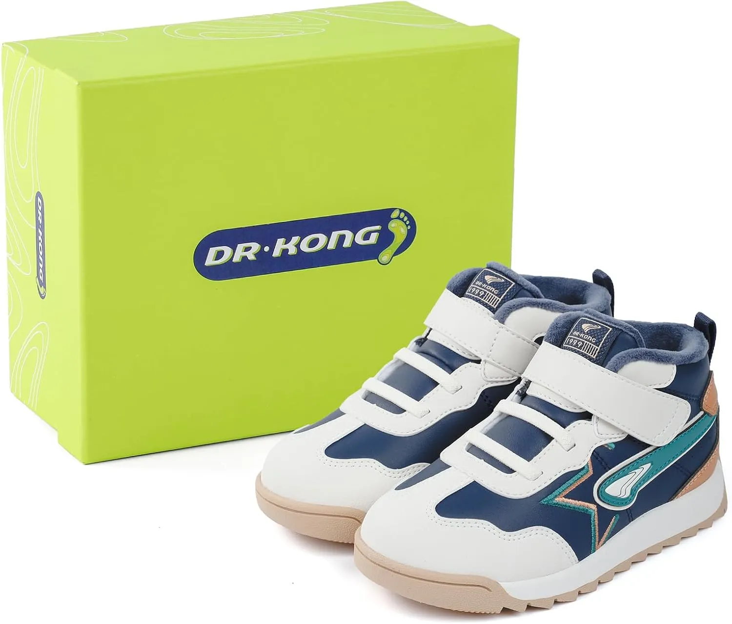 Dr Kong Toddler Shoes Kids Shoes for Boys and Girls Lightweight Durable Casual Athletic Kids Sneakers for Toddlers and Little Kids