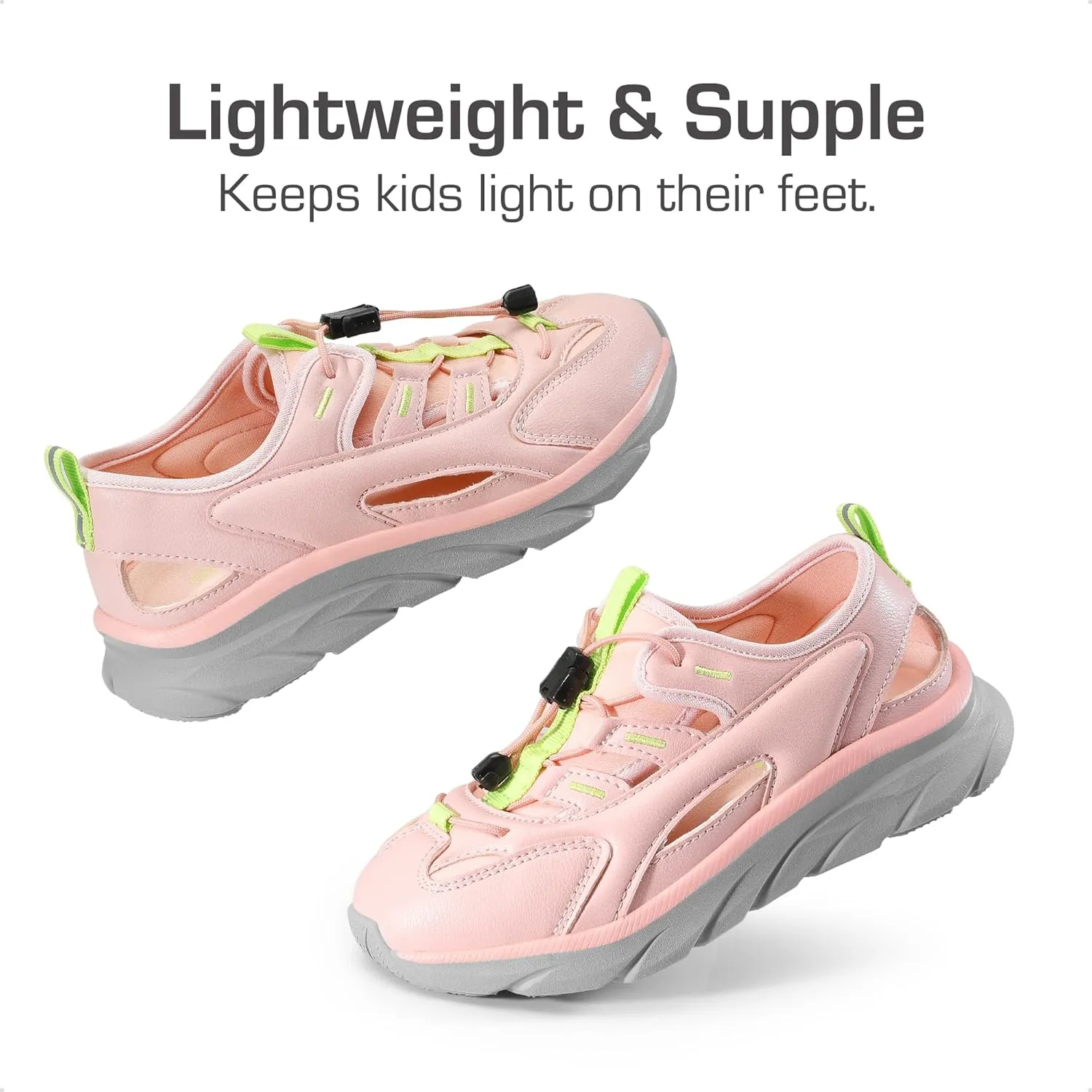 DREAM PAIRS Boys Girls Summer Outdoor Athletic Sport Sandals for Little/Big Kids