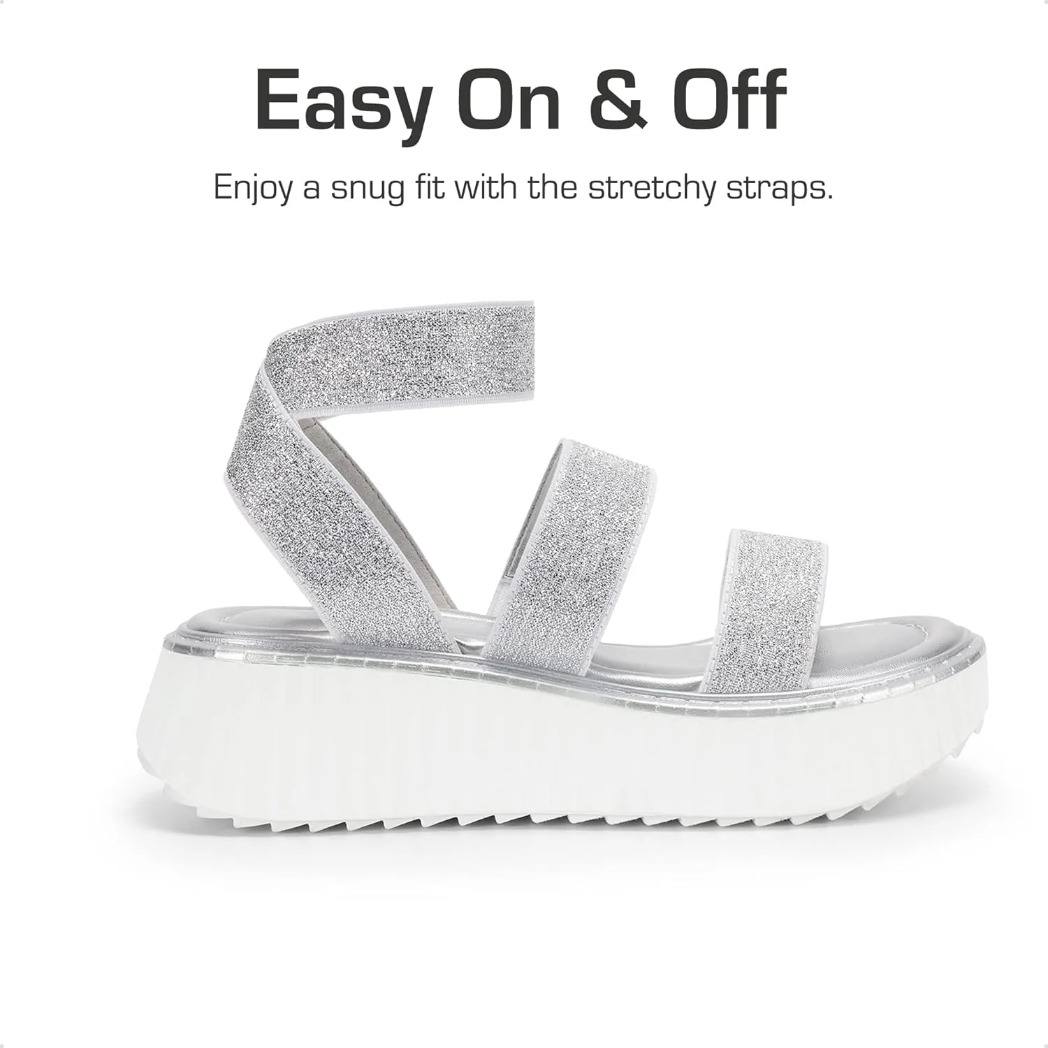 DREAM PAIRS Girls Flatform Wedge Open Toe Platform Summer Sandals with Buckle Ankle Strap for Little Kid/Big Kid