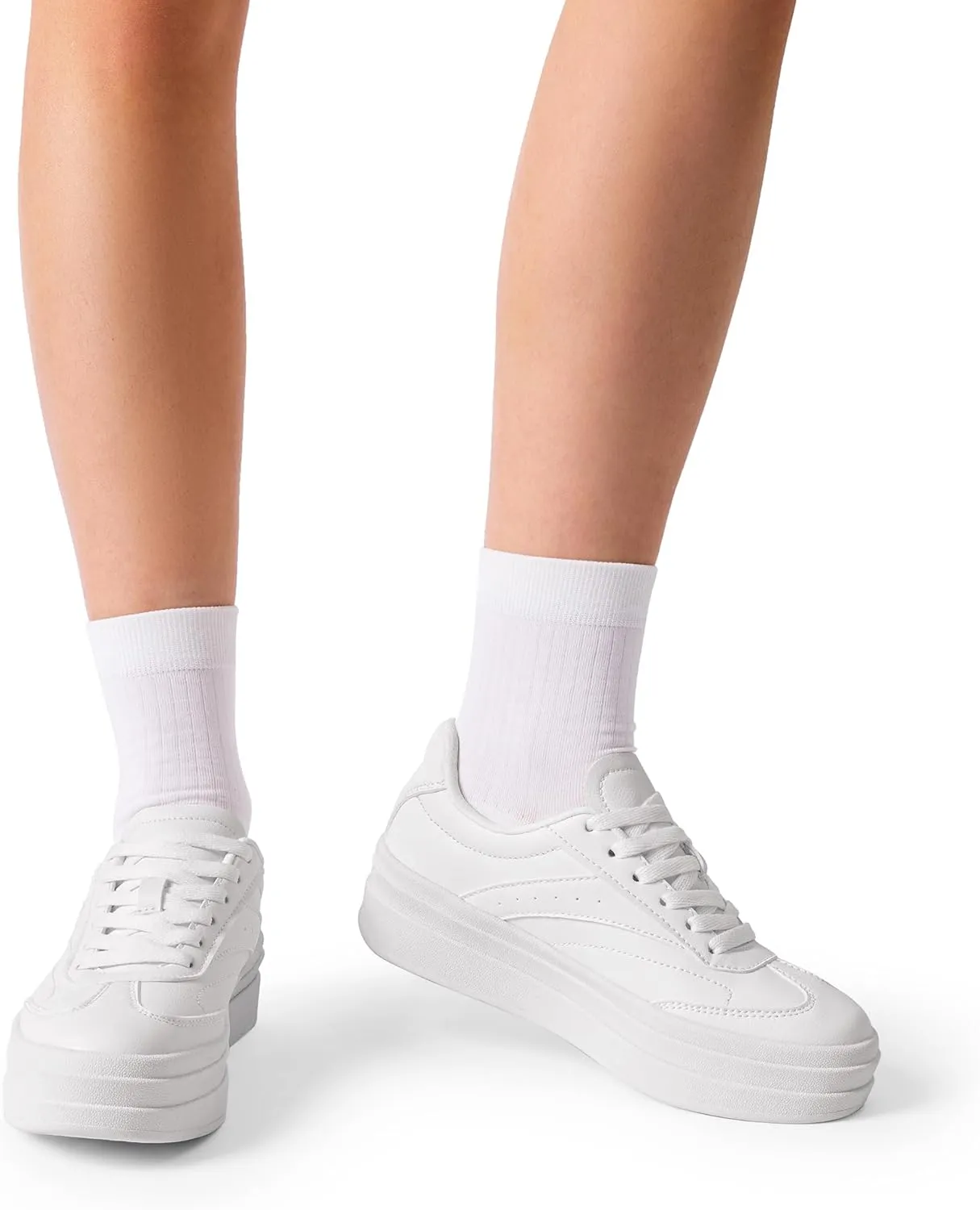 DREAM PAIRS Women's Platform Fashion Sneakers Chunky Casual Tennis Shoes Trendy Sneakers for Women
