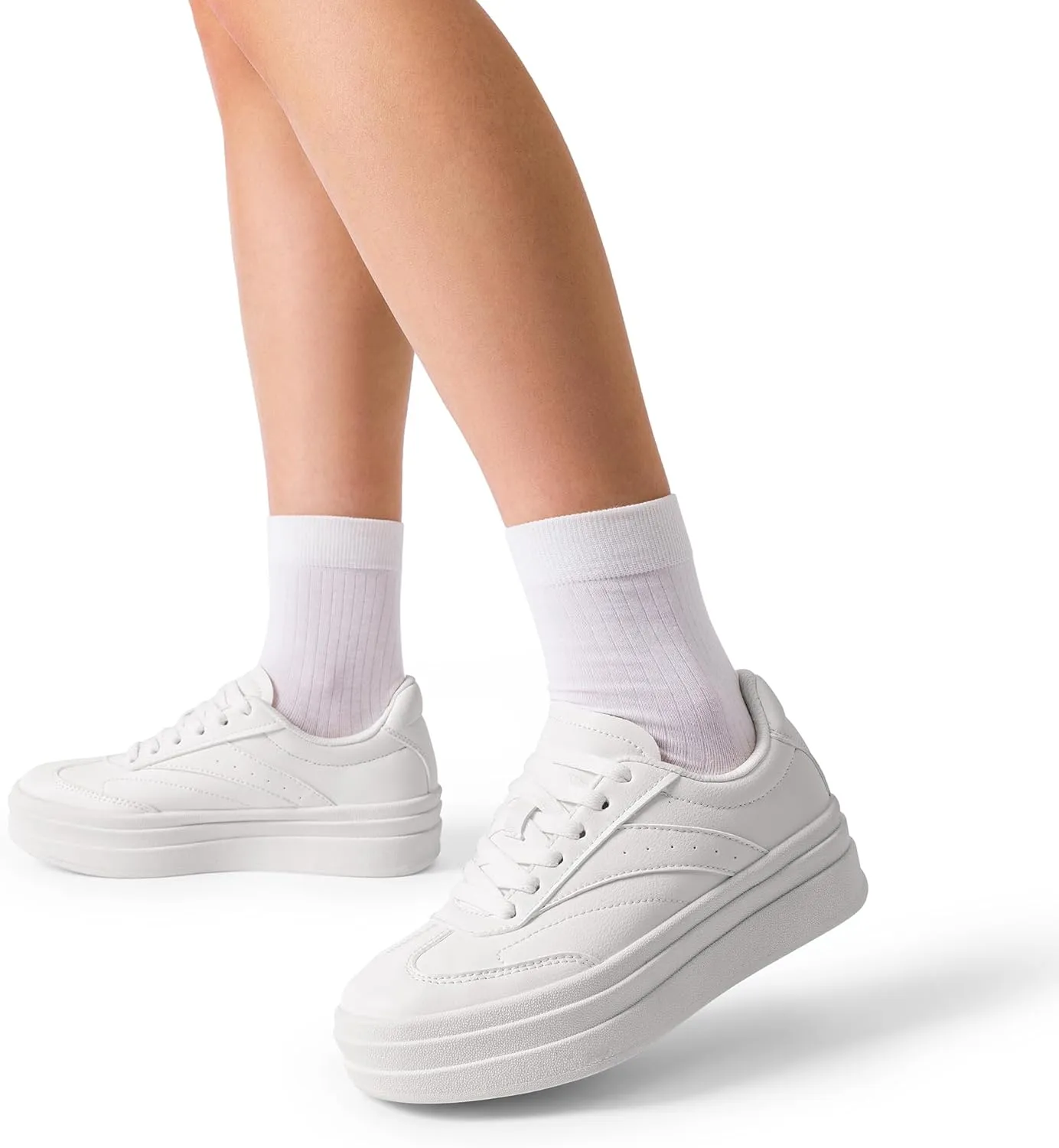 DREAM PAIRS Women's Platform Fashion Sneakers Chunky Casual Tennis Shoes Trendy Sneakers for Women