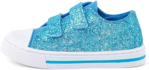 EUXTERPA Kids Toddler Sneakers Boys Girls Canvas Shoes Walking Sneaker with Easy Fasten Strap