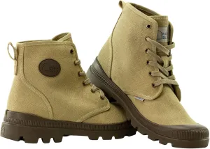 Farm Blue Men's Ranger Boots - High Top Hiking Shoes for Men - Water-Resistant Canvas Combat Boots with Orthotic Insoles - Tactical Shoes for Casual, Work, or Outdoor Wear