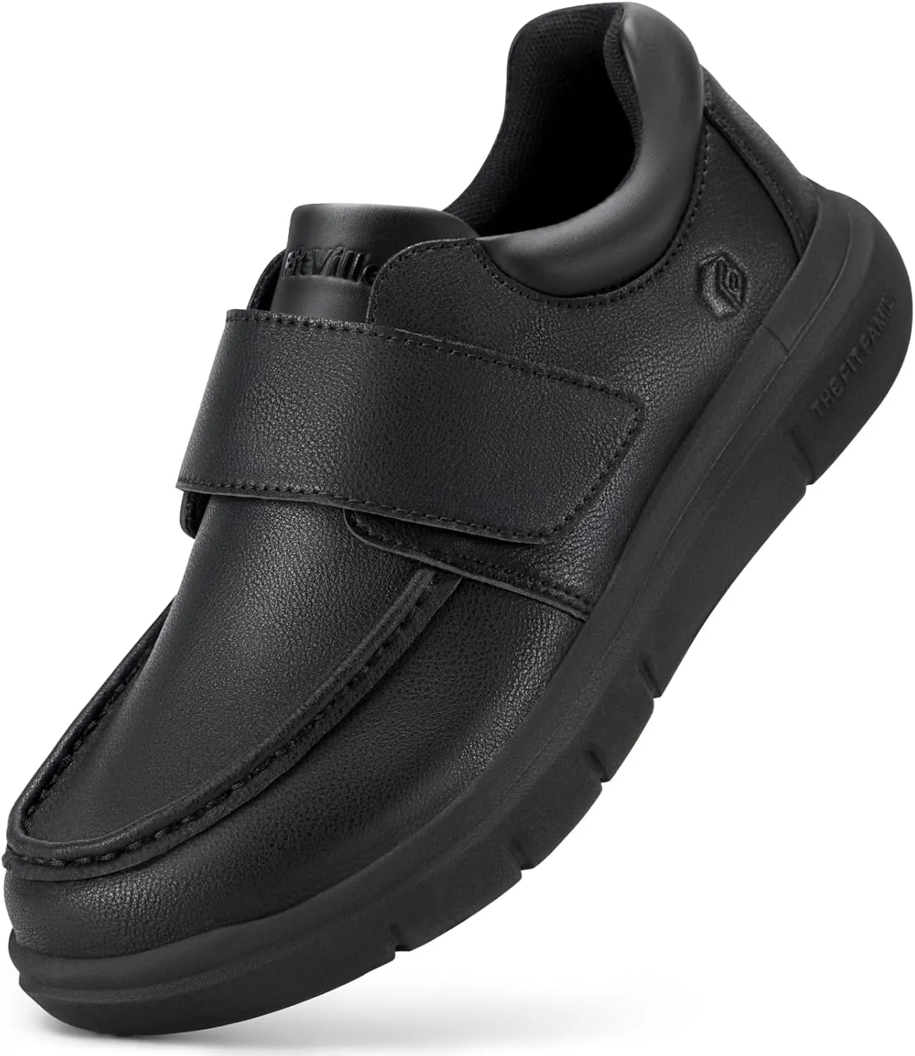 FitVille Wide Diabetic Walking Shoes for Men Leather Oxford Shoes Comfortable Dress Business Casual Shoes Sneakers for All-Day Comfort