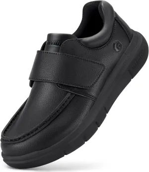 FitVille Wide Diabetic Walking Shoes for Men Leather Oxford Shoes Comfortable Dress Business Casual Shoes Sneakers for All-Day Comfort