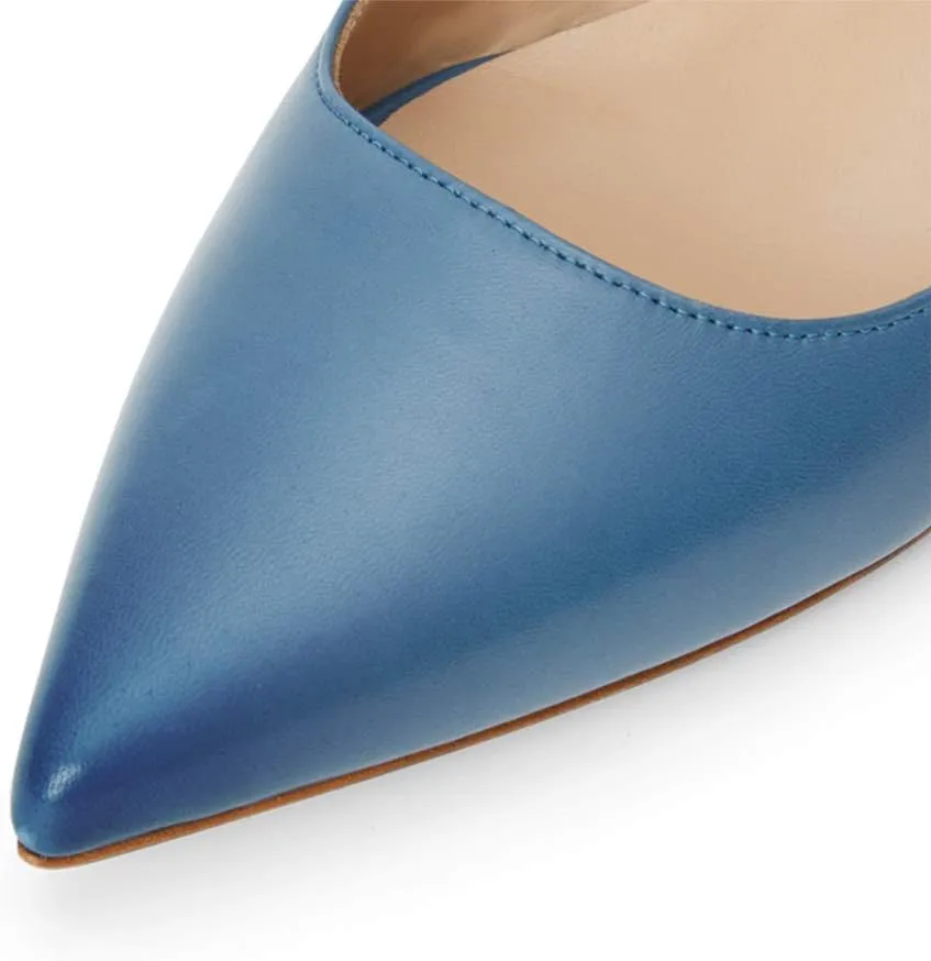 FOWT Pointed Toe Slip On Mules with Bow, Low Kitten Heel Backless Burnished Dress Sandals for Women Slipper Loafer Vintage Classics Comfy 4-16 M US