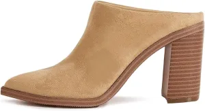 FOWT Women Pointed Toe Slip On Mules Stacked Block High Heel Sandal Comfortable Daily Party Nightclub Proms Shoes Size 4-16 US