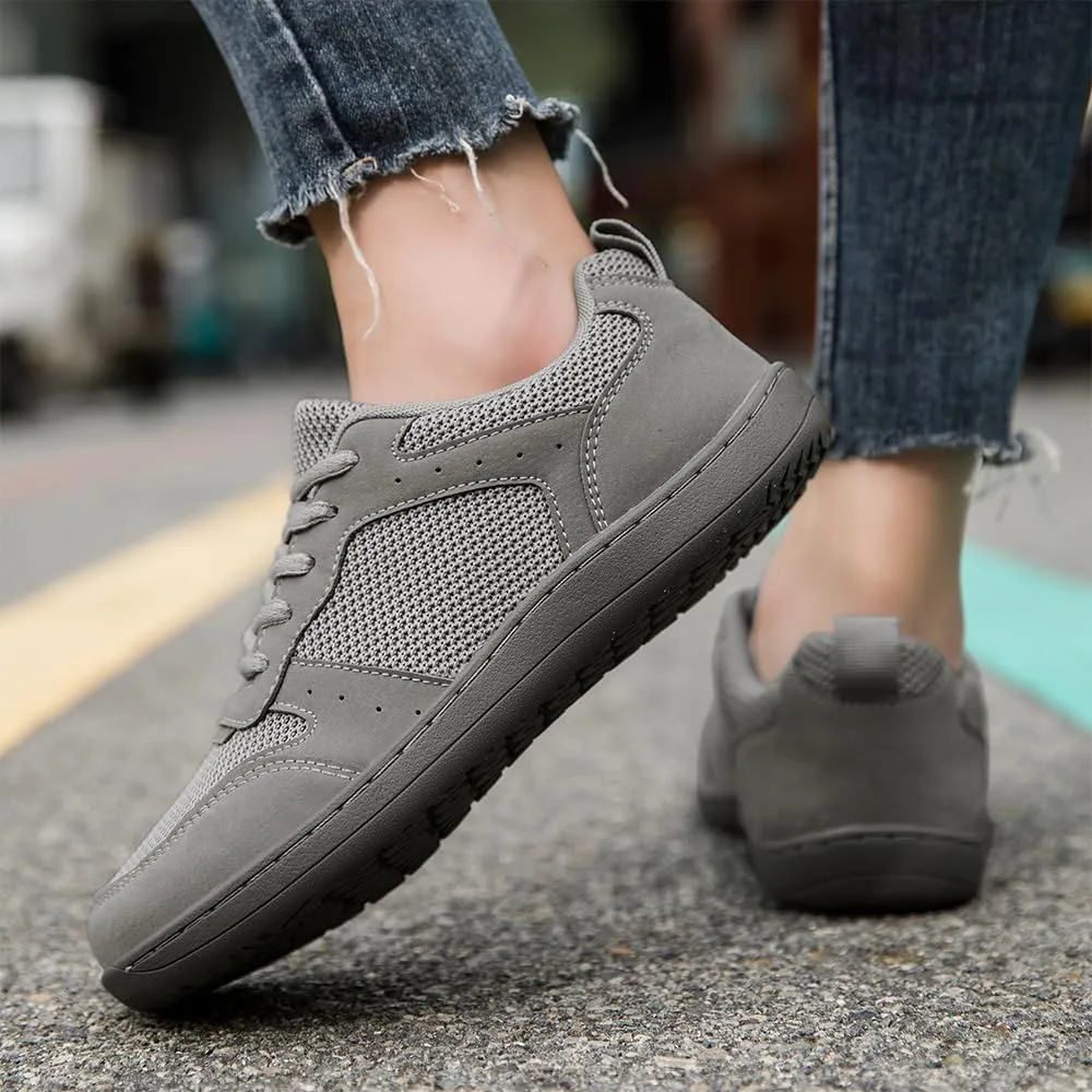 FUJEAK Barefoot Shoes Women Sneakers Walking Wide Toe Box Shoes Women Minimalist Zero Drop Shoe Breathable Fashion Sneakers Width Casual