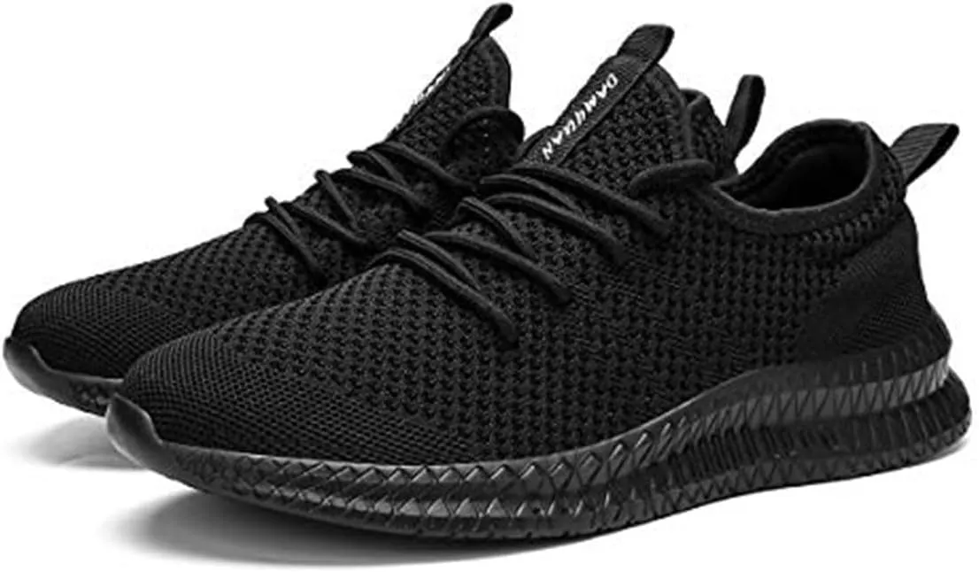 FUJEAK Men Running Shoes Men Casual Breathable Walking Shoes Sport Athletic Sneakers Gym Tennis Slip On Comfortable Lightweight Shoes