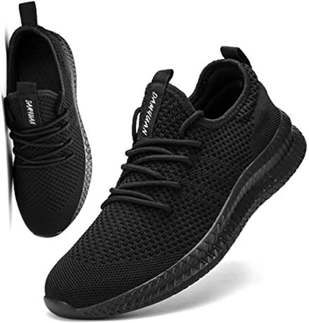 FUJEAK Men Running Shoes Men Casual Breathable Walking Shoes Sport Athletic Sneakers Gym Tennis Slip On Comfortable Lightweight Shoes