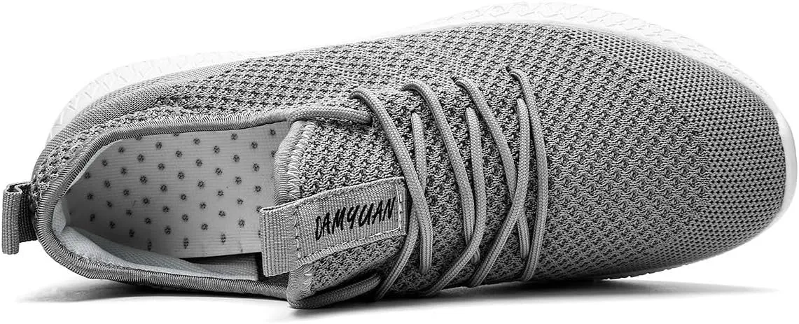 FUJEAK Men Running Shoes Men Casual Breathable Walking Shoes Sport Athletic Sneakers Gym Tennis Slip On Comfortable Lightweight Shoes