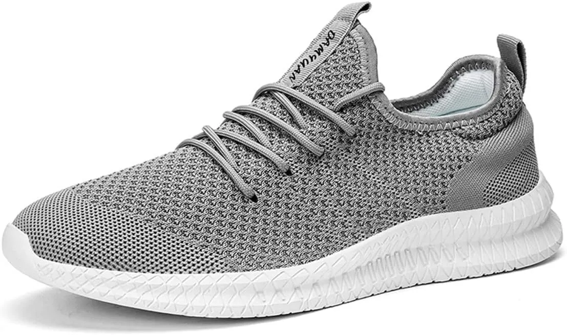 FUJEAK Men Running Shoes Men Casual Breathable Walking Shoes Sport Athletic Sneakers Gym Tennis Slip On Comfortable Lightweight Shoes