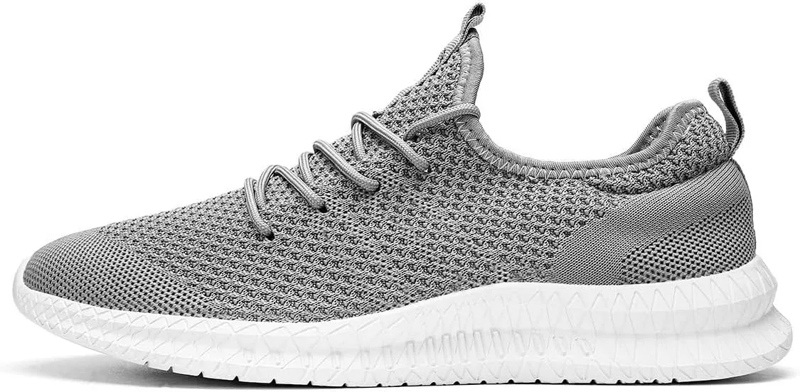 FUJEAK Men Running Shoes Men Casual Breathable Walking Shoes Sport Athletic Sneakers Gym Tennis Slip On Comfortable Lightweight Shoes