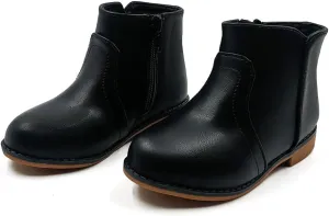 Girls Boots Ankle With Zipper Boots for Girls Short Suede for Toddler/Little Kids