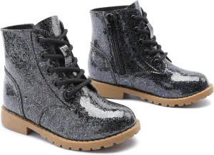 Girls Boots Glitter Dress Boots Cute Princess Shoes for Girl Girls Ankle Boots Toddler/Little Kid